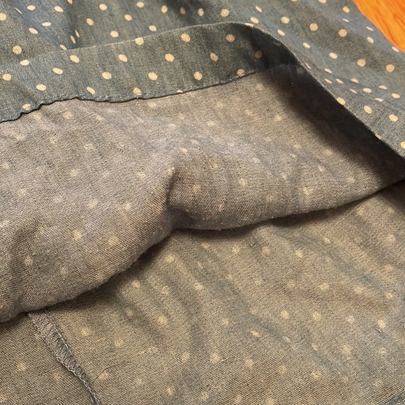 Wet Seal Blue and White Polka Dot Side Cutout Sleeveless Shirt Summer Dress - Picture 4 of 14